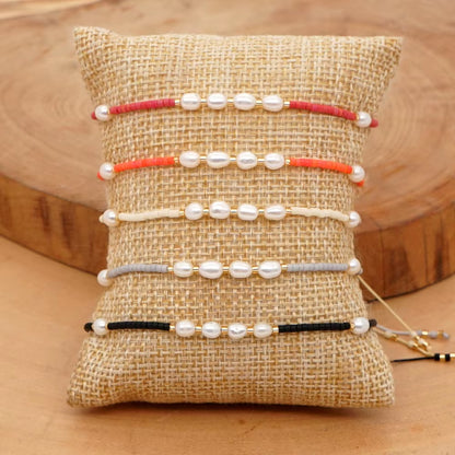 Miyuki Bracelets Women Freshwater Pearls Bracelet Fashion Simple Pulseras Boho Jewelry Gift for Girl Wholesale